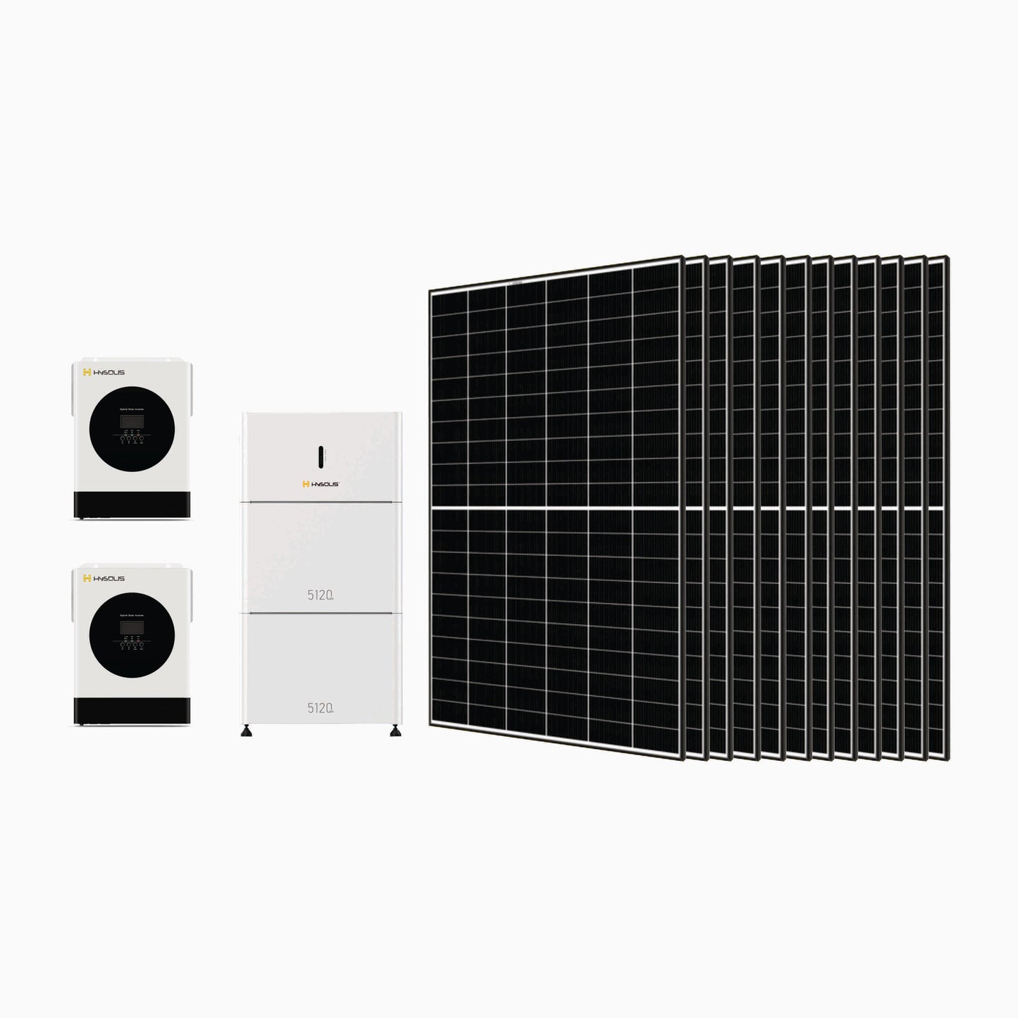 10KWh / 6,000W Off-grid Solar Power Storage System Split Phase Power Supply + Choose Your Custom Bundle Option | Complete Solar Kit