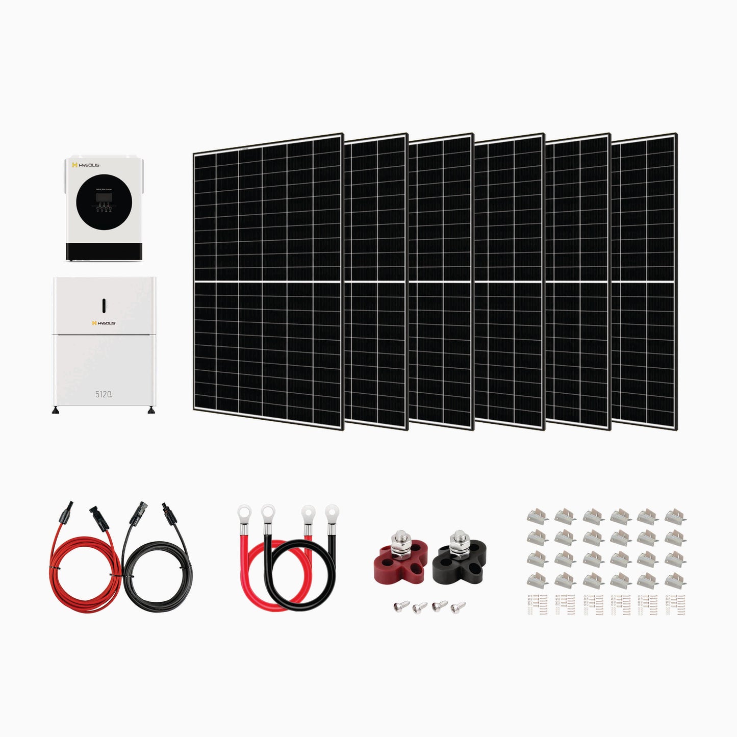 5KWh / 3,000W Off-grid Solar Power Storage System + Choose Your Custom Bundle Option | Complete Solar Kit