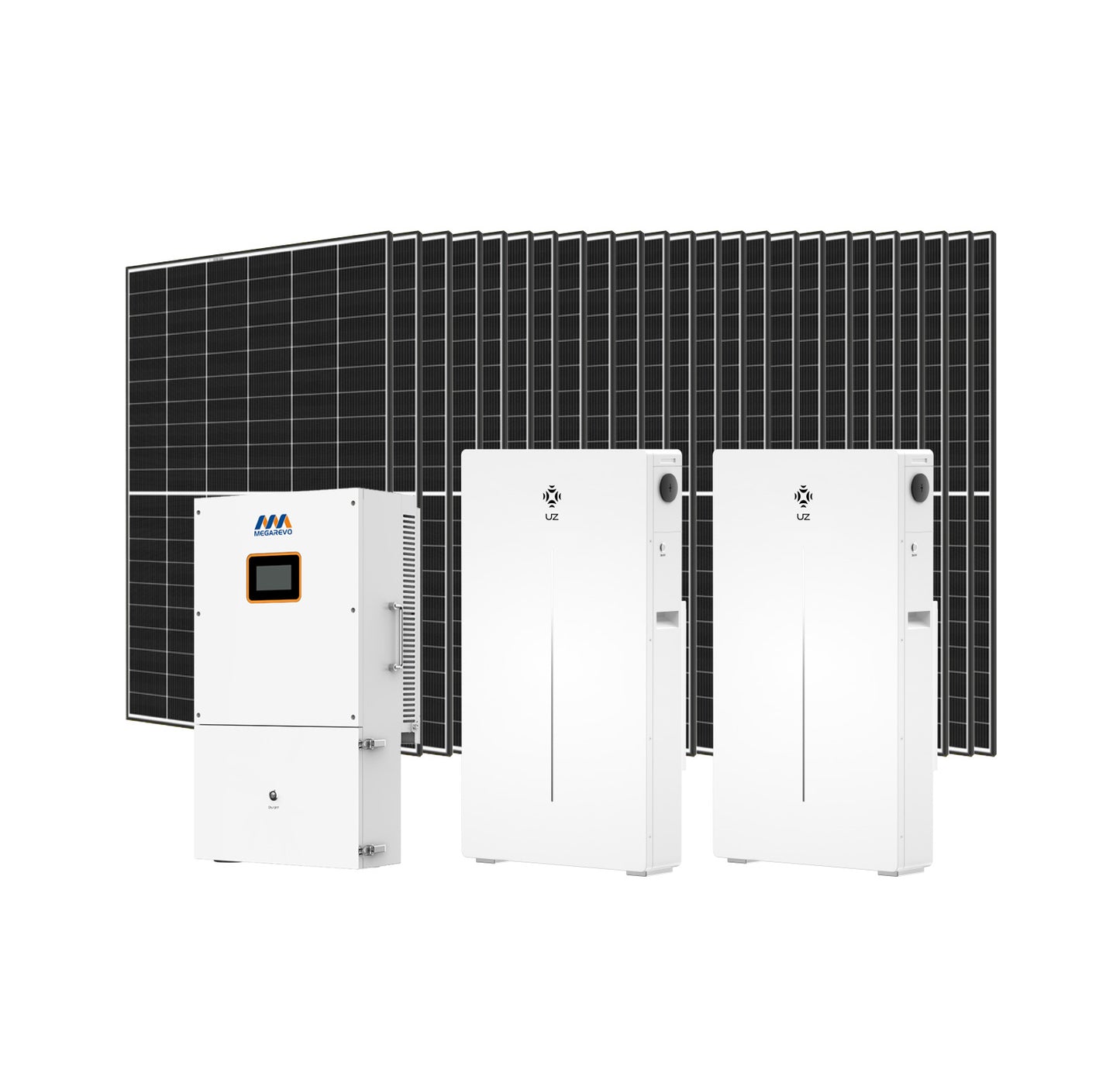 20KWh / 10,000W Hybrid Solar Power Storage System Split Phase Power Supply + Choose Your Custom Bundle Option | Complete Solar Kit